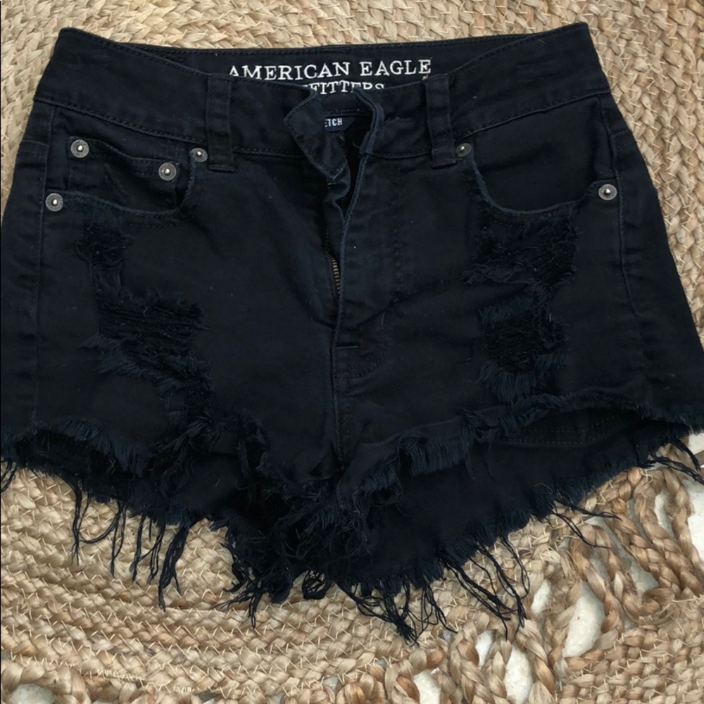 American Eagle black shorts